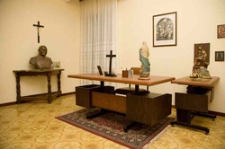 Lo studio di Mons. Novarese a Rocca Priora